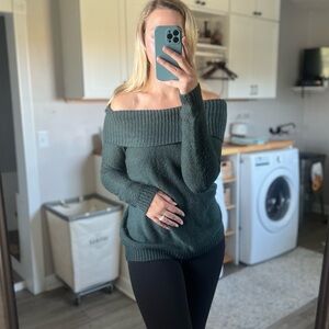 Off the shoulder Sweater